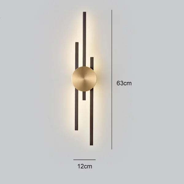 LightArt™ - Luxueuze minimalistische wandlampen in koper (Opruimingsverkoop)