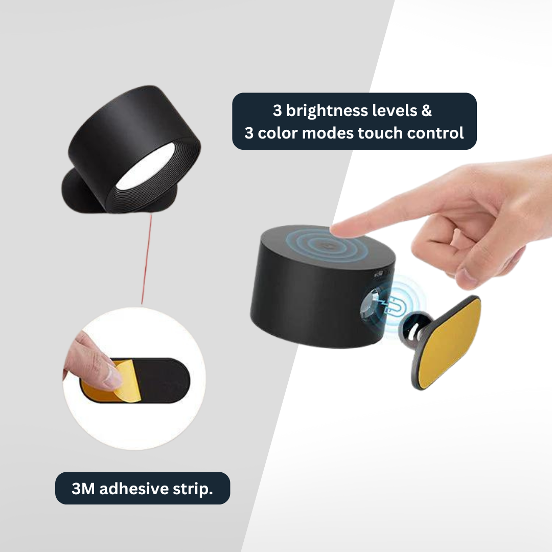 Vista - 360° draaibare LED-verlichting 2-Pack (Opruimingsverkoop)