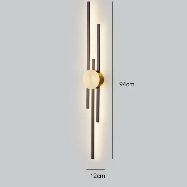 LightArt™ - Luxueuze minimalistische wandlampen in koper (Opruimingsverkoop)