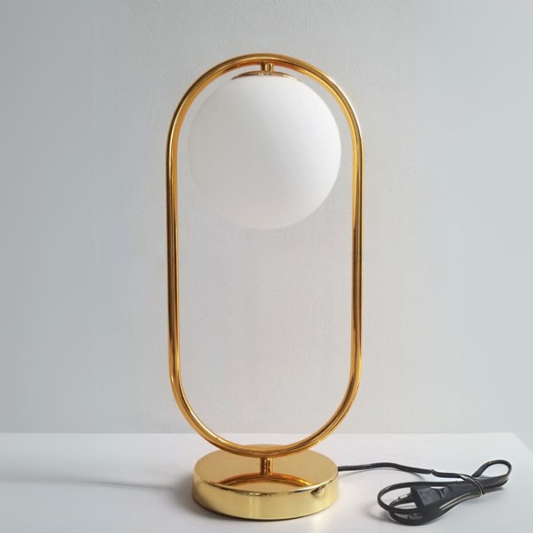 Vilnus - Moderne Glazen Bol Tafellamp