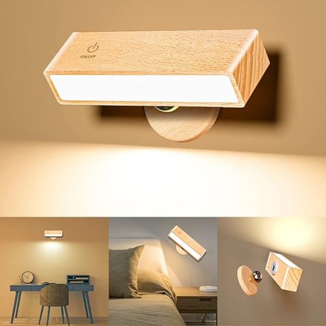 Draagbare 360° Oplaadbare LED Wandlamp