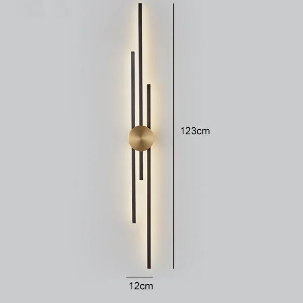 LightArt™ - Luxueuze minimalistische wandlampen in koper (Opruimingsverkoop)
