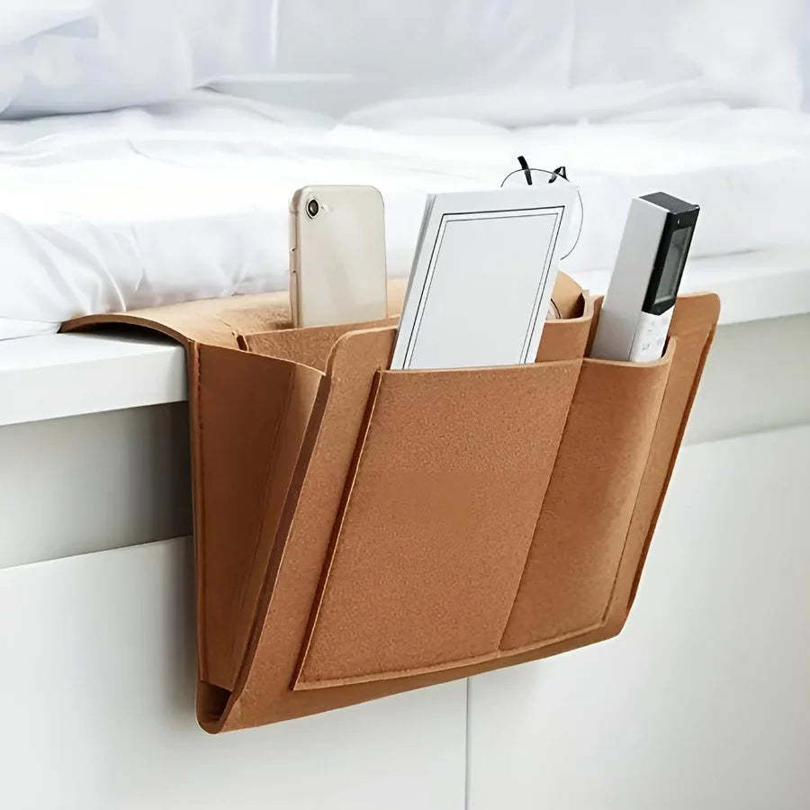 Vilt Bed Organizer voor naast het bed