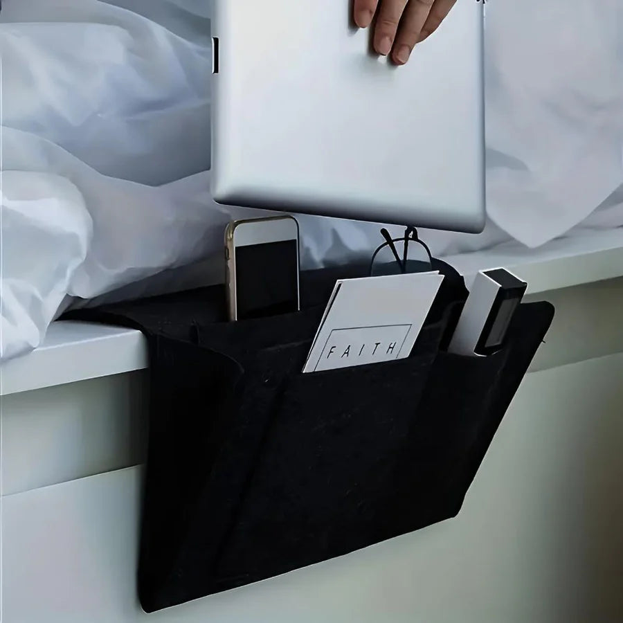 Vilt Bed Organizer voor naast het bed