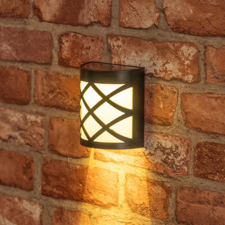 Noctura - Zonne-Muur- en Hekwerklampen (4 stuks)