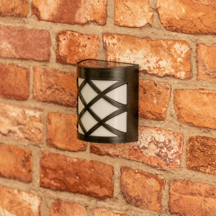 Noctura - Zonne-Muur- en Hekwerklampen (4 stuks)