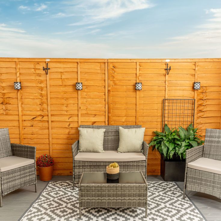 Noctura - Zonne-Muur- en Hekwerklampen (4 stuks)