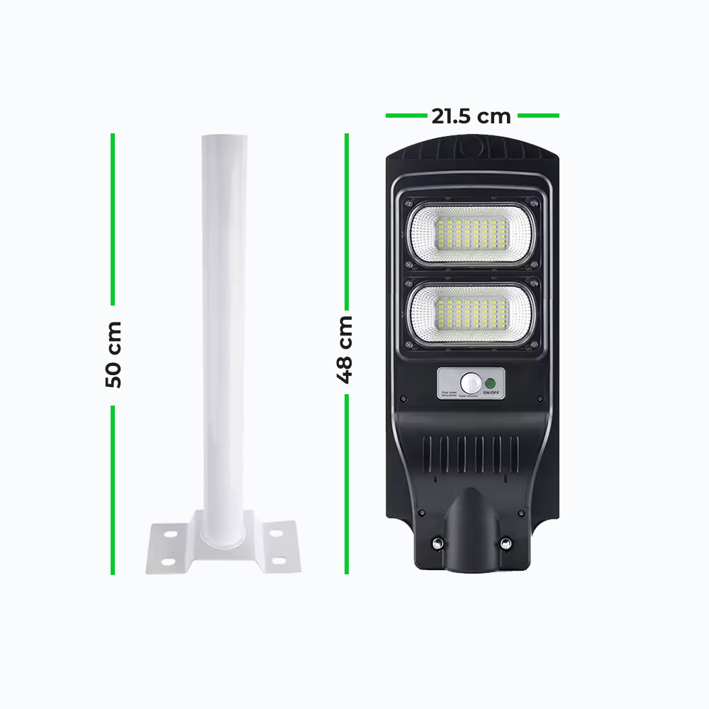 IlluminateSolarMega™ - 3 Lampen + 1 Gratis 300W/6000 Lumen Ultraheldere Straatverlichting op Zonne-energie