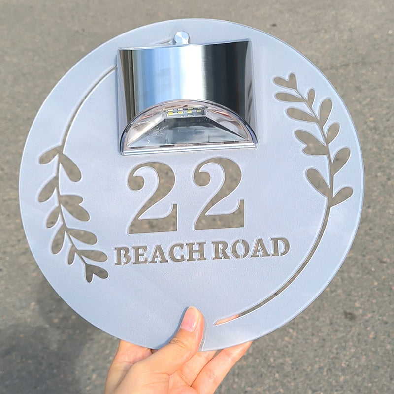 Laurel Solar Huisnummerplaquette