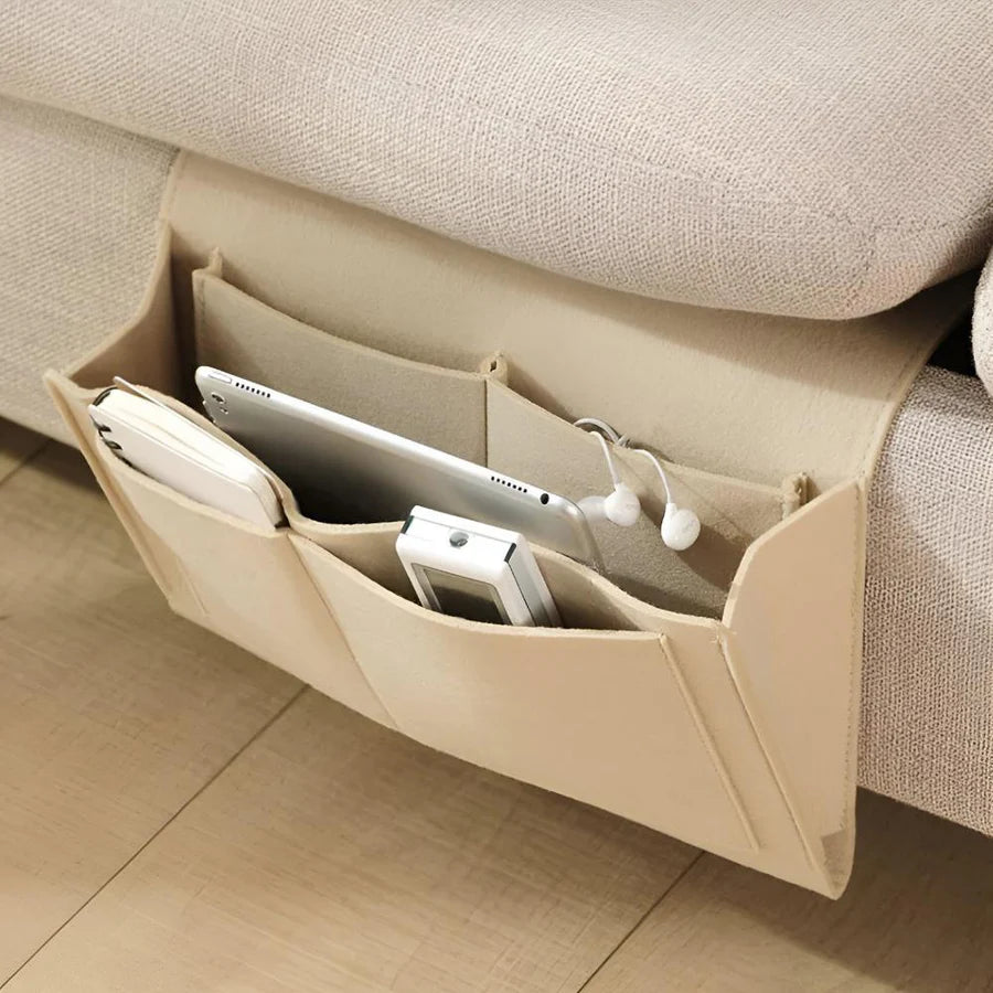 Vilt Bed Organizer voor naast het bed