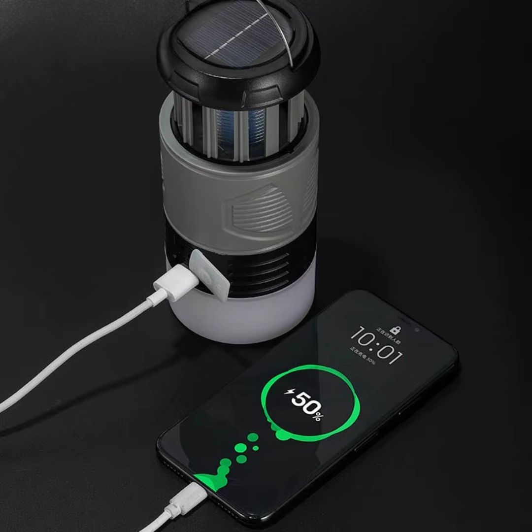 BuzzOff - UV-lamp voor muggen op zonne-energie