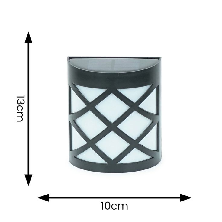 Noctura - Zonne-Muur- en Hekwerklampen (4 stuks)