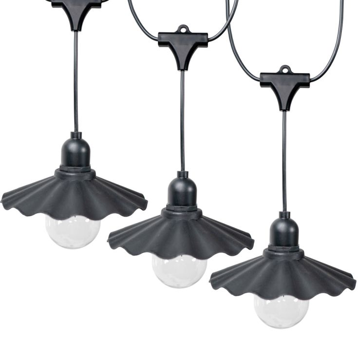 GlowDrape Zwarte String Lights met Timer