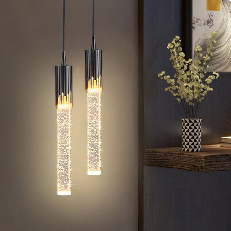 GoldenPegs™ – Glazen Hanglamp met Tijdloze Gloed