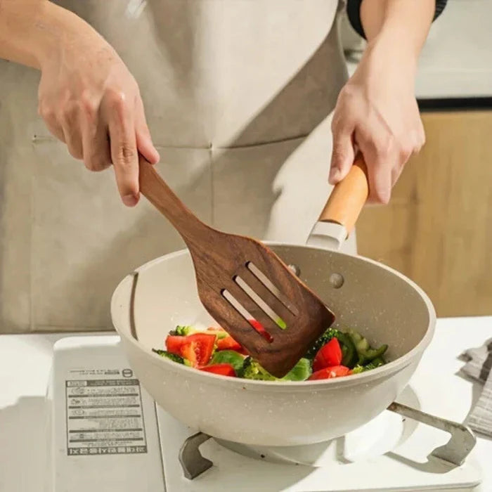 NaturaCook - Premium Houten Kookgerei Set