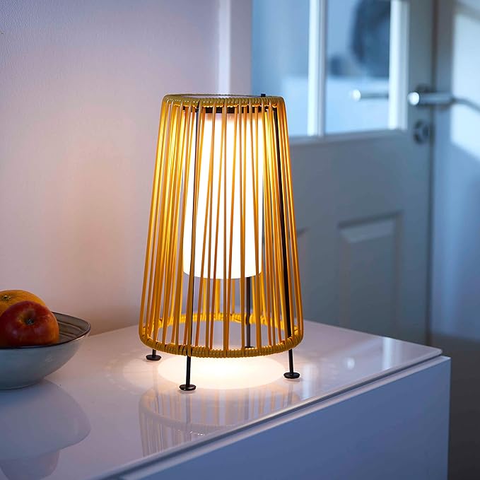 Solaro rotan vloerlamp