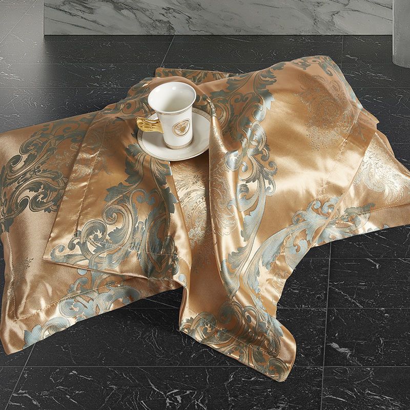 Valora - Luxe Satijn Jacquard Dekbedovertrek Set