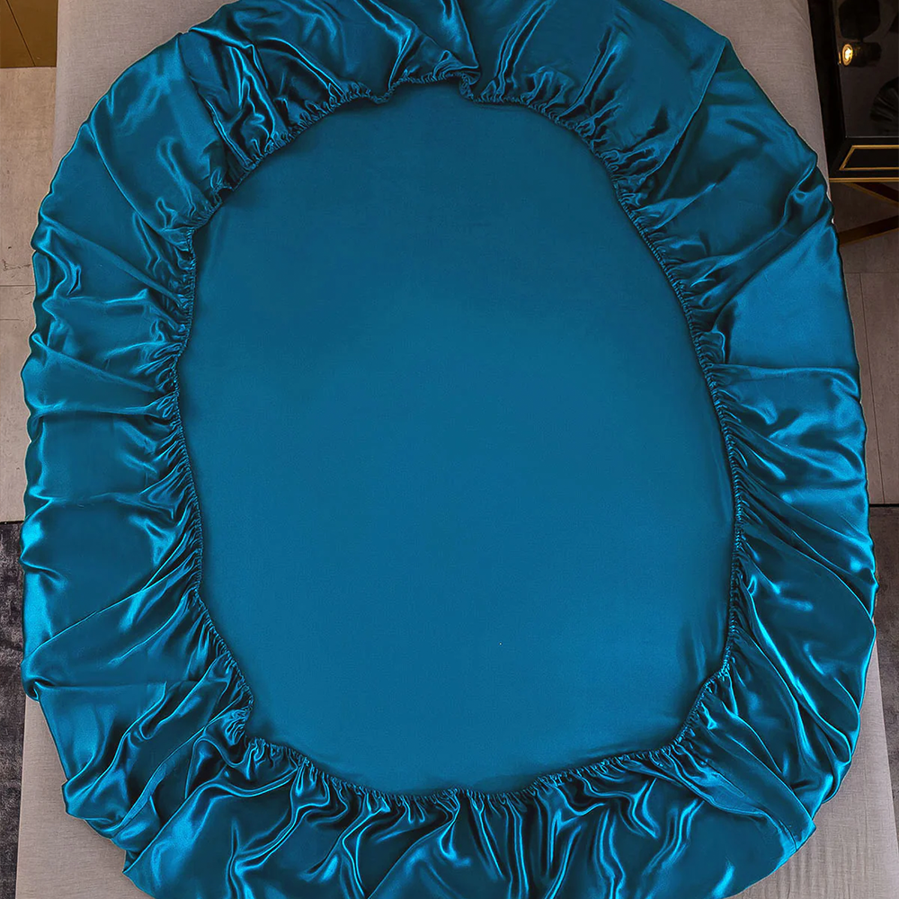 Satijn Luxe Naadloos Hoeslaken - Moerbei Gevoel