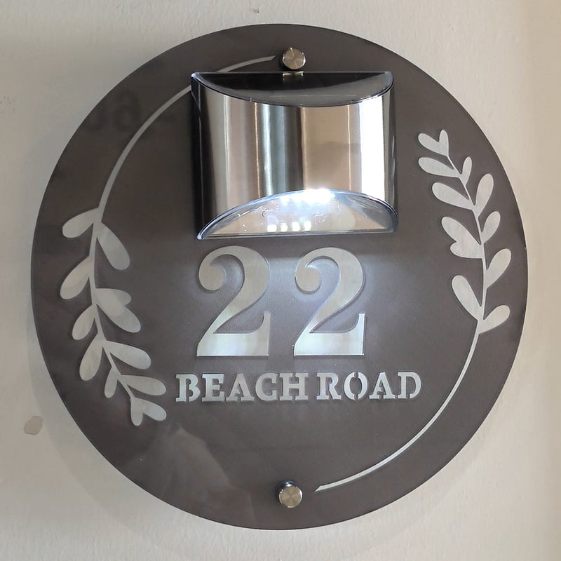 Laurel Solar Huisnummerplaquette