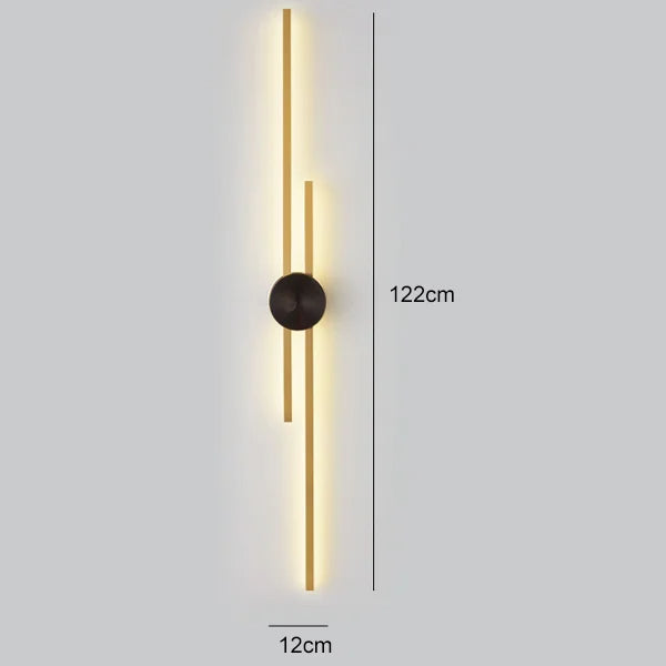 LightArt™ - Luxueuze minimalistische wandlampen in koper (Opruimingsverkoop)