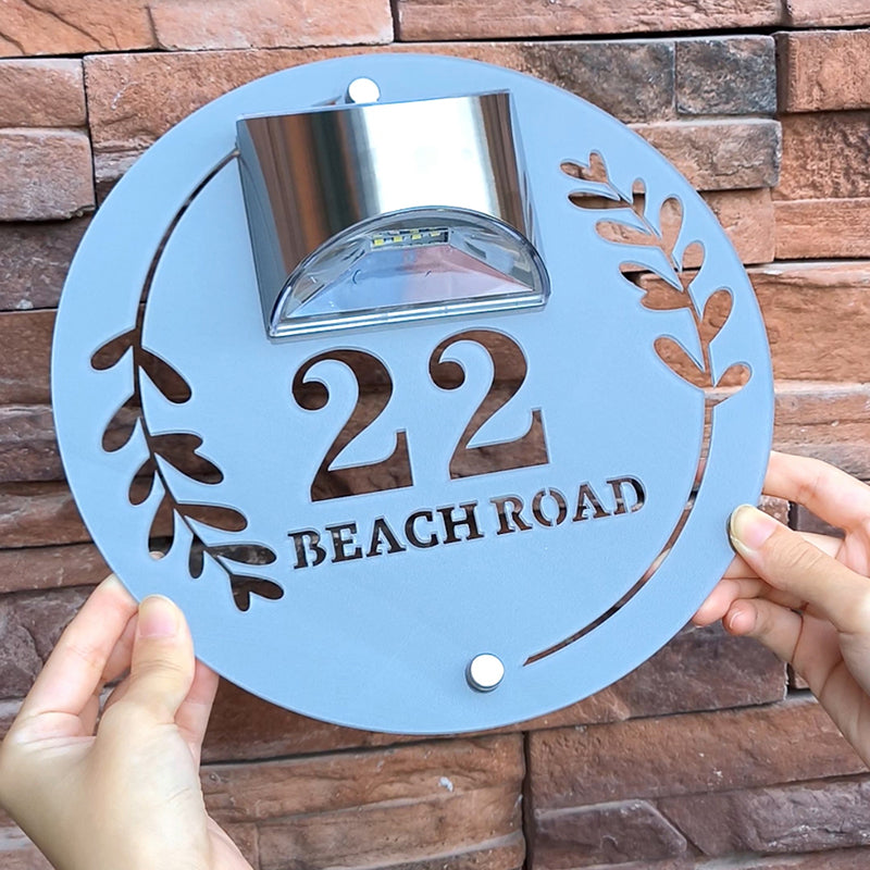 Laurel Solar Huisnummerplaquette