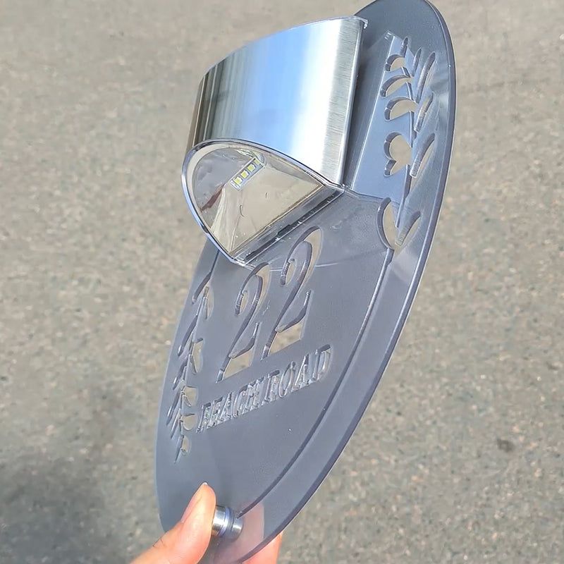 Laurel Solar Huisnummerplaquette