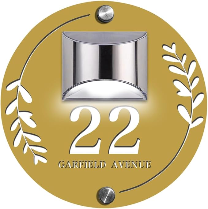 Laurel Solar Huisnummerplaquette