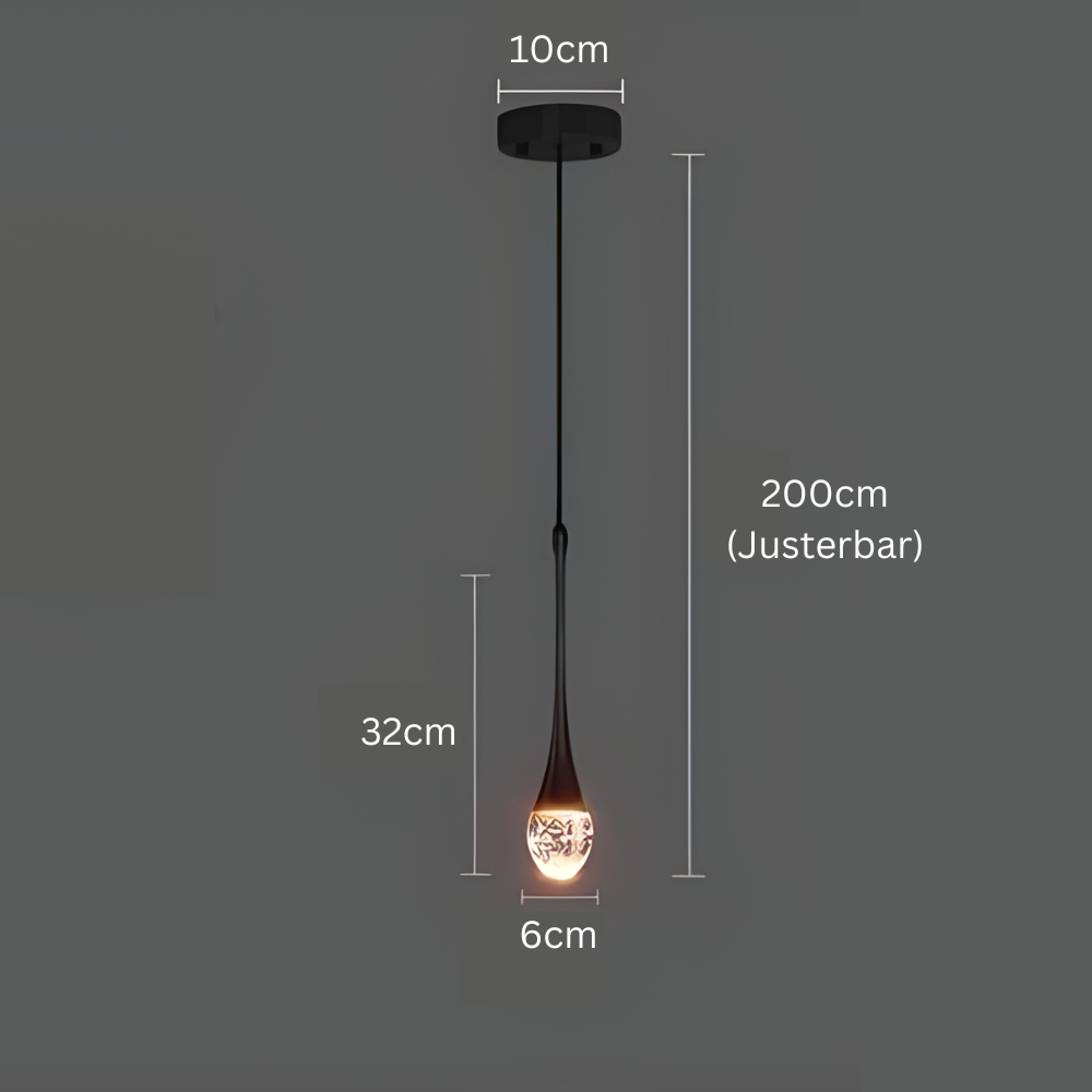 GoldenBubble – Elegante LED Hanglamp met Kristaleffect