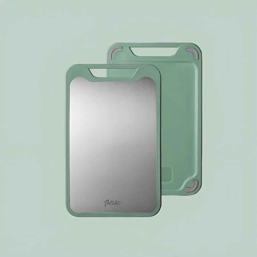 Dubbelzijdige RVS Snijplank