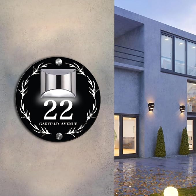 Laurel Solar Huisnummerplaquette