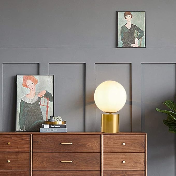 Latus - Noordse glazen bol tafellamp