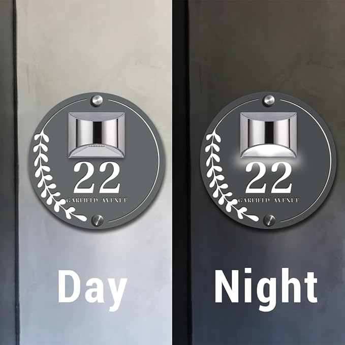 Laurel Solar Huisnummerplaquette