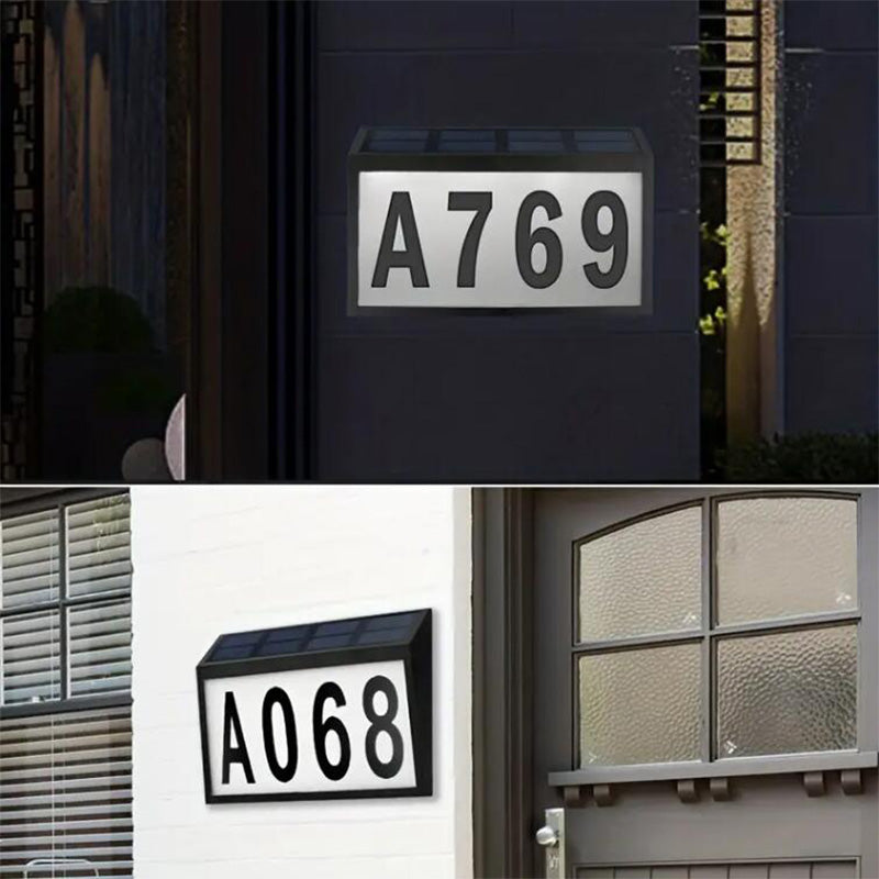 Lichtgevend Acryl Solar Huisbord