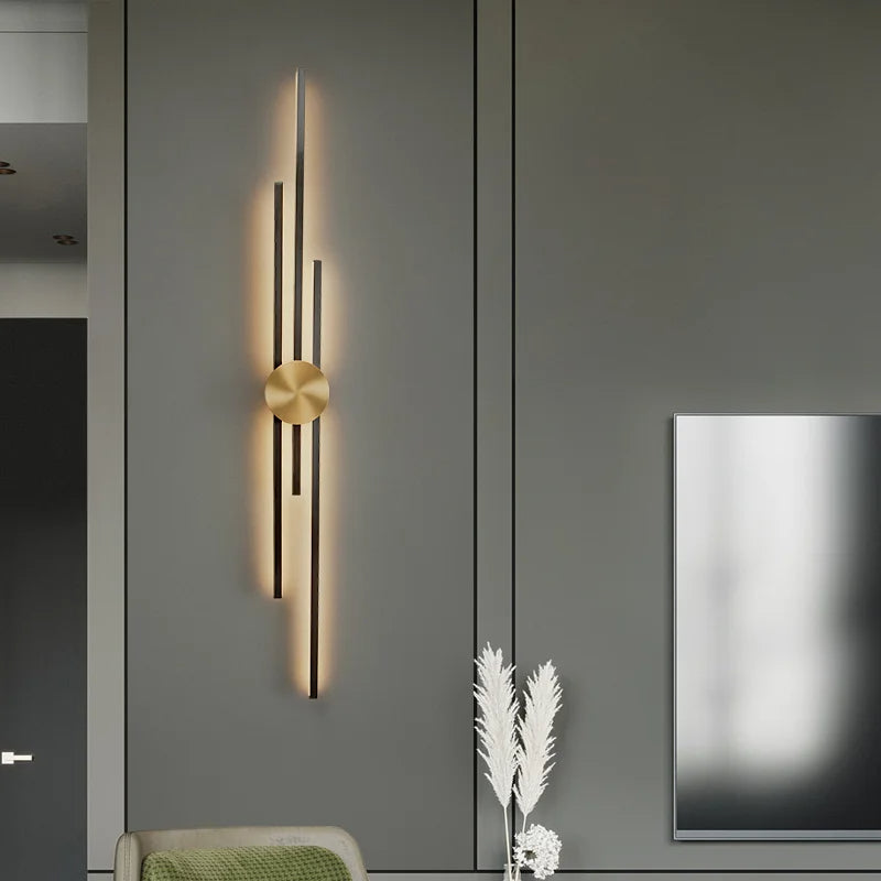 LightArt™ - Luxueuze minimalistische wandlampen in koper (Opruimingsverkoop)