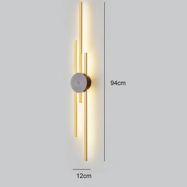 LightArt™ - Luxueuze minimalistische wandlampen in koper (Opruimingsverkoop)