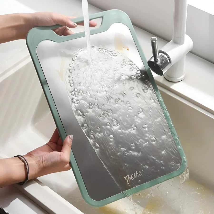 Dubbelzijdige RVS Snijplank