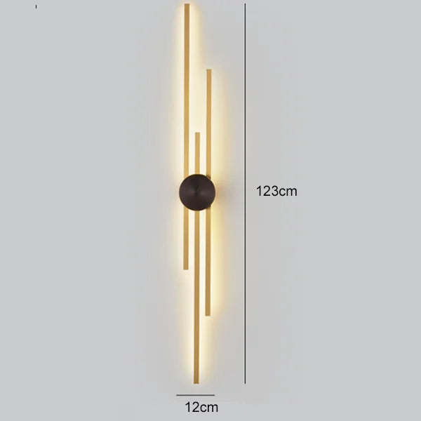 LightArt™ - Luxueuze minimalistische wandlampen in koper (Opruimingsverkoop)
