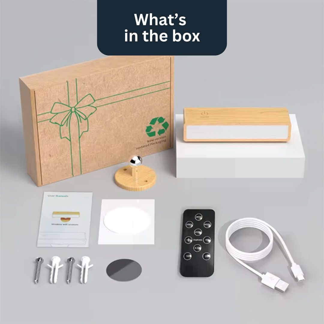 Draagbare 360° Oplaadbare LED Wandlamp