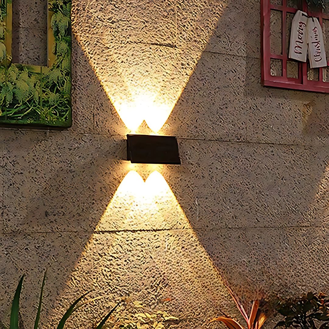 LumiVive - LED buitenwandlamp op zonne-energie