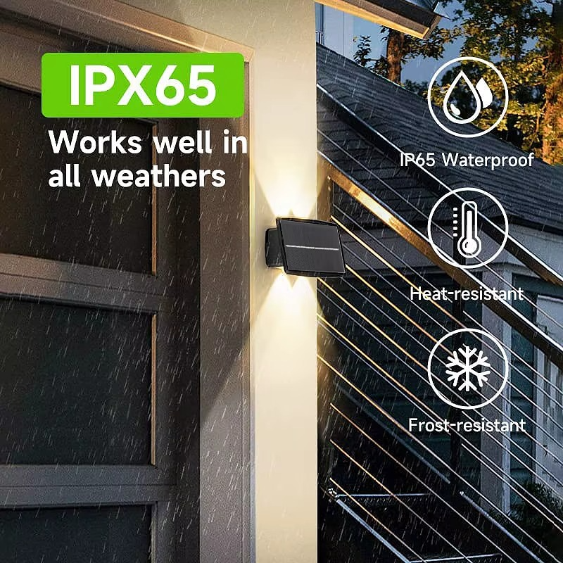 LumiVive - LED buitenwandlamp op zonne-energie