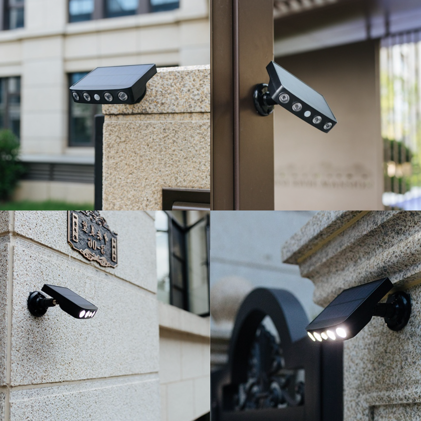 GuardSolar™ – Breedhoek zonne-LED beveiligingslamp met bewegingssensor