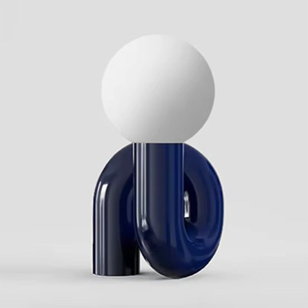 Excetra - Moderne bureaulamp van glas en hars