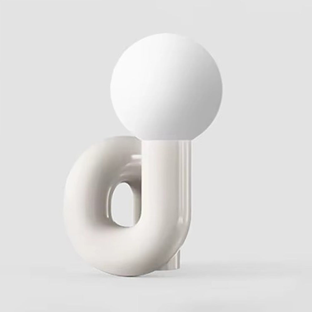 Excetra - Moderne bureaulamp van glas en hars