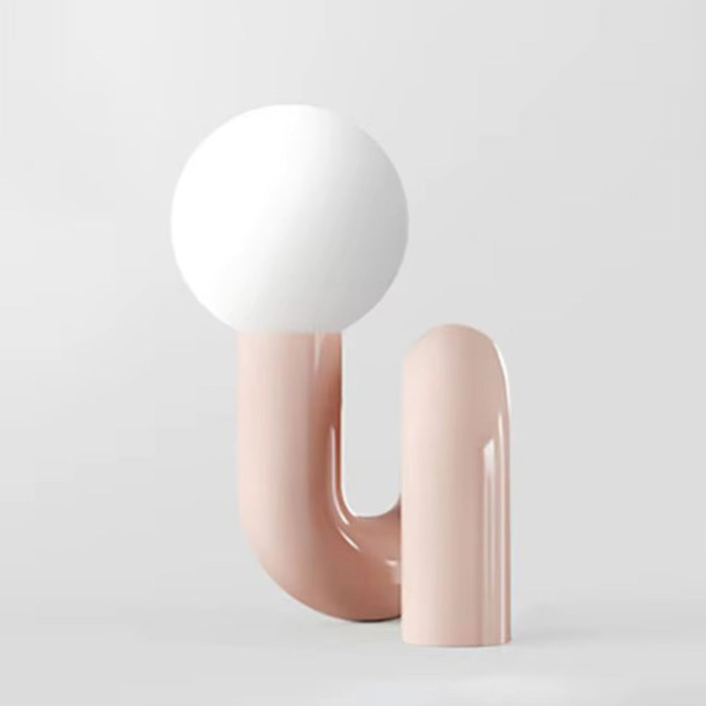 Excetra - Moderne bureaulamp van glas en hars