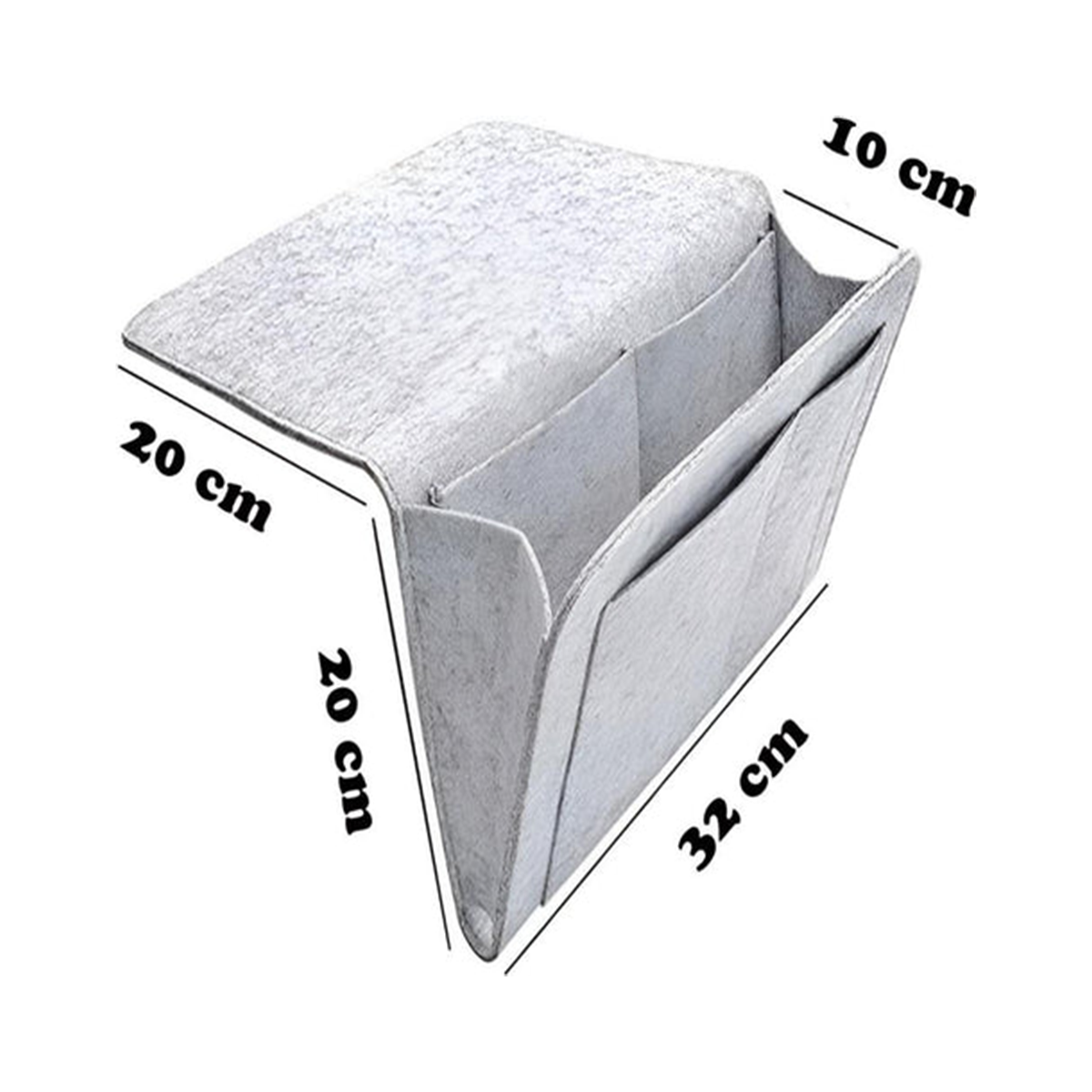 Vilt Bed Organizer voor naast het bed