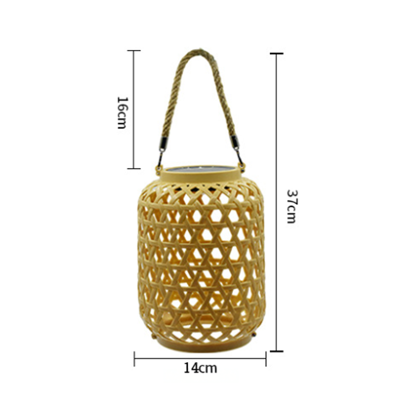 RavaLuna – Solar Rotan Lantaarn voor Buiten