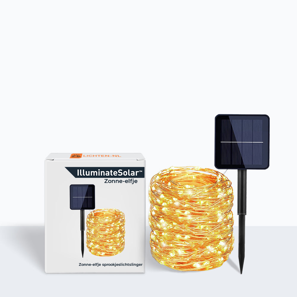 Zonne-energie aangedreven buiten String Fairy Lights