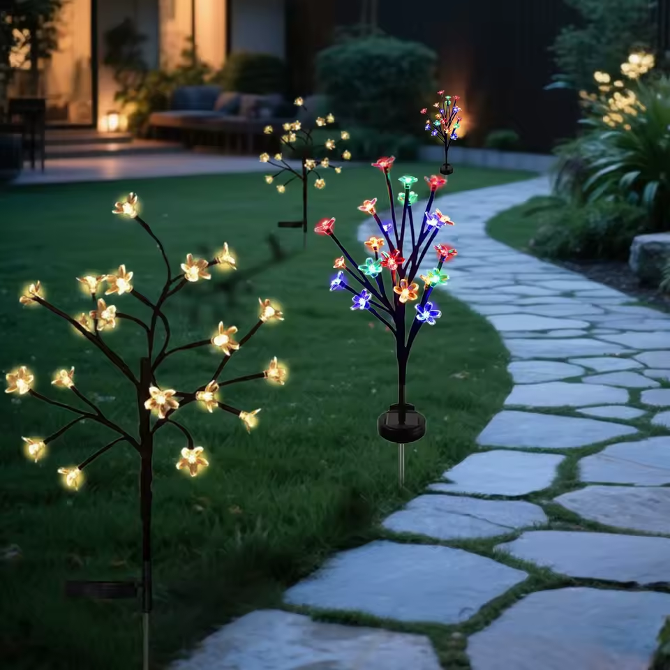 BlossomGlow Solar Tuinpriklampen (2 stuks)