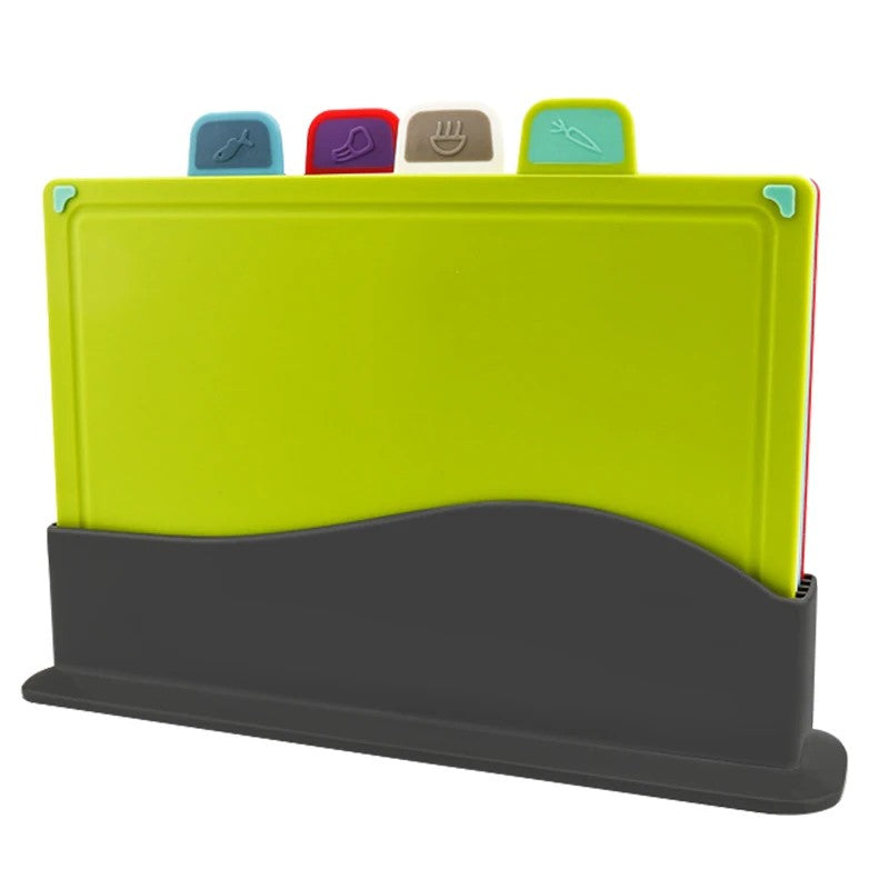 4-Delige Antibacteriële Snijplankenset