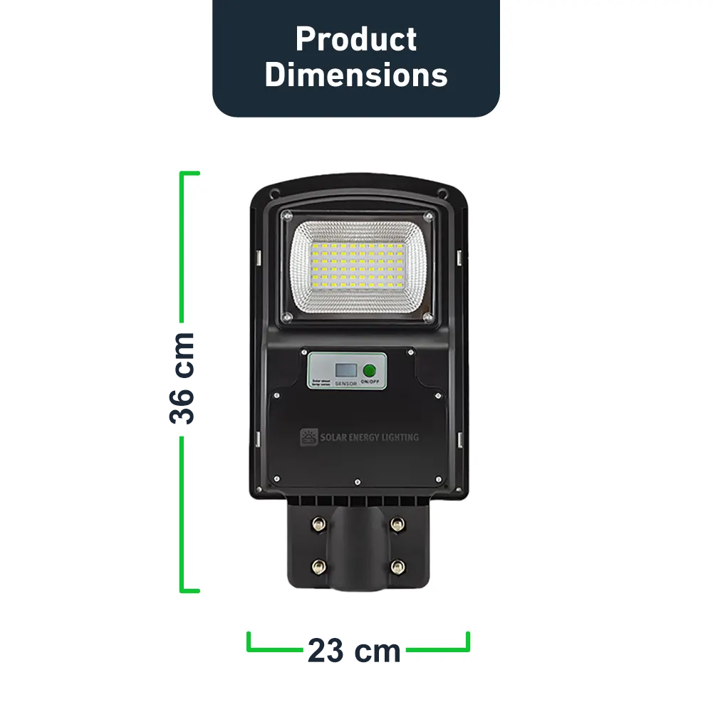 ILLUMINATESOLARMEGA™ De Ultieme 225W/5500 Lumens Ultraheldere Straatlantaarn op Zonne-energie